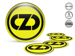OZ Rim Stickers Edition Epoxy Dome Upgrade
